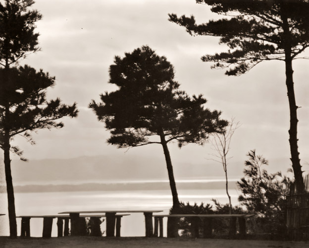 夜見ヶ浜 [福原信三, アサヒカメラ 1935年5月号より] パブリックドメイン画像 