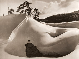 雪景色 [生出匡, 1951年, アサヒカメラ 1952年2月号より]のサムネイル画像