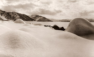 雪の湖畔 [吉岡専造, アサヒカメラ 1953年1月号より]のサムネイル画像