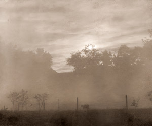 夕霞の頃 [安澤安雄, アサヒカメラ 1940年9月号より]のサムネイル画像
