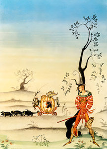 三枚の鳥の羽（カエルの花嫁を見ている王子） [カイ・ニールセン, Kay Nielsenより]のサムネイル画像