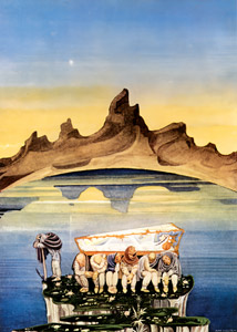 白雪姫（ガラスの棺に入れた白雪姫と七人の小人） [カイ・ニールセン, Kay Nielsenより]のサムネイル画像
