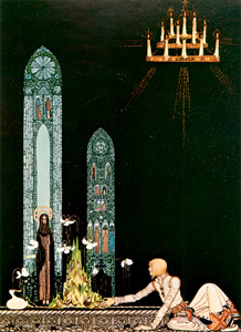 心臓を持たない巨人 2（巨人の心臓が隠された教会にたどり着く末っ子の王子） [カイ・ニールセン, Kay Nielsenより]のサムネイル画像