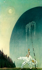 太陽の東 月の西 1（宮殿に娘を連れ去る白熊） [カイ・ニールセン, Kay Nielsenより]のサムネイル画像