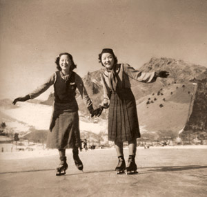スケート [尾崎三吉, アサヒカメラ 1940年2月号より]のサムネイル画像