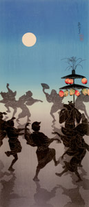 盆おどり [高橋松亭, 1927-1935年, 近代の浮世絵師・高橋松亭の世界より]のサムネイル画像