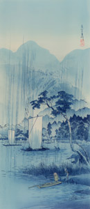 あぶくま川 [高橋松亭, 1909-1923年, 近代の浮世絵師・高橋松亭の世界より]のサムネイル画像