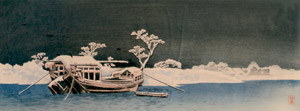 墨田堤の夜 [高橋松亭, 1907年, 近代の浮世絵師・高橋松亭の世界より]のサムネイル画像