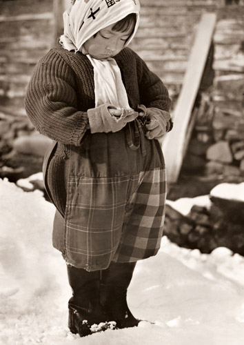 子供 [辻村修吉, アサヒカメラ 1939年12月号より] パブリックドメイン画像 