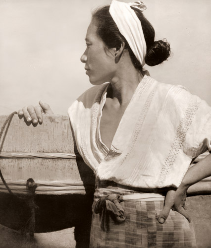 海女 [片岡和夫, アサヒカメラ 1939年12月号より] パブリックドメイン画像 