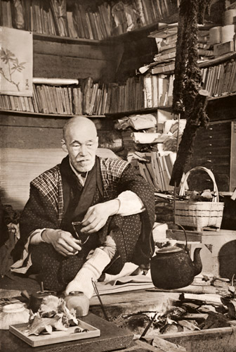 Visiting the Poet, Mr. Kotaro Takamura #2 [Hiroshi Hamaya,  from Asahi Camera January 1950]
