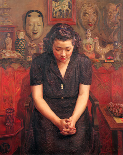 Meditation [Hiromitsu Nakazawa, 1941, from Nakazawa Hiromitsu: Retrospective Exhibition of Commemorating the 140th Anniversaly of the Artist’s Birth]