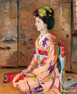 舞妓 [中澤弘光, 1955年, 生誕140年 中澤弘光展 知られざる画家の軌跡より]のサムネイル画像