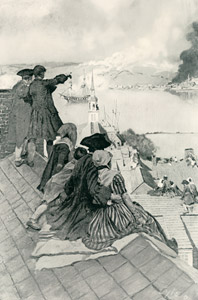 尖塔から見る戦い [ハワード・パイル, 1898年, HOWARD PYLEより]のサムネイル画像