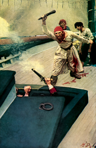 それから本当の戦いが始まった [ハワード・パイル, 1906年, HOWARD PYLEより] パブリックドメイン画像 