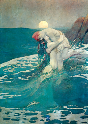 The Mermaid [Howard Pyle, 1910, from HOWARD PYLE]