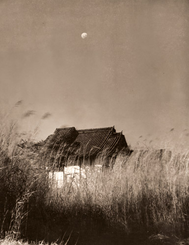 西の京風景 [入江泰吉, アサヒカメラ 1949年11月号より] パブリックドメイン画像 