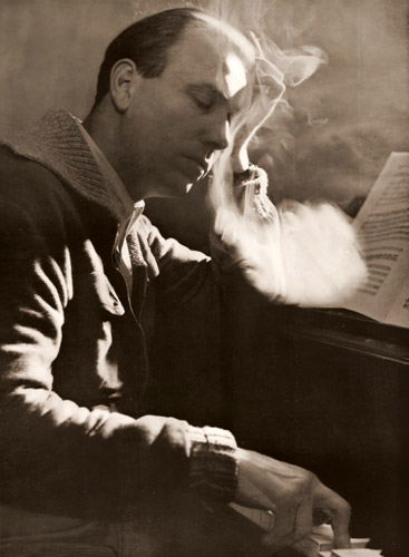 Musical Conductor (Maestro Kurt Woess) [Shoji Otake,  from Asahi Camera April 1952]