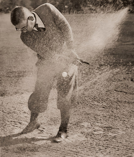 ゴルフ [西村久万一, アサヒカメラ 1951年1月号より] パブリックドメイン画像 