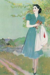 青い風 （令女界） [須藤しげる, 1940年, 須藤しげる抒情画集より]のサムネイル画像