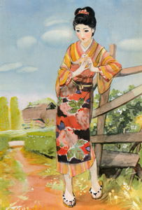 Trifoliate Orange Flower [Sudō Shigeru, 1937, from Sudō Shigeru Lyric Art Book] Thumbnail Images