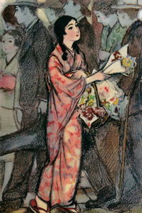 花売り娘 （少女倶楽部） [須藤しげる, 1929年, 須藤しげる抒情画集より]のサムネイル画像