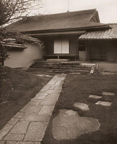 Katsura Detached Palace (Porch) [Yoshio Watanabe,  from Asahi Camera May 1951]