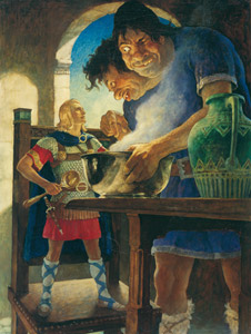 巨人退治のジャック [N・C・ワイエス, 1940年, 黄金時代の画家たち アメリカン・イラストレーション展カタログより]のサムネイル画像