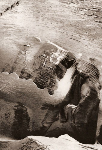 氷河の空間 [オットー･フェンニガー, アサヒカメラ 1955年3月号より] パブリックドメイン画像 