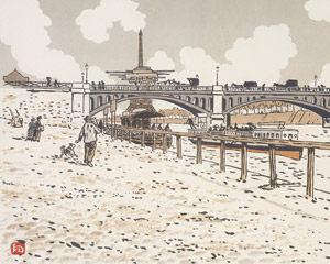 Du pont de Grenelle [Henri Rivière,  from Les Trente-six Vues de la tour Eiffel] Thumbnail Images