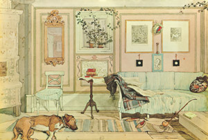 居心地の良い片隅 [カール・ラーション, 1895年, わたしの家より]のサムネイル画像