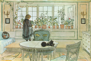 窓辺に置かれた花 [カール・ラーション, 1895年, わたしの家より]のサムネイル画像