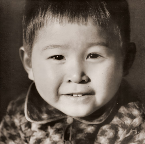 顔 [澤村正一, アサヒカメラ 1940年1月号より] パブリックドメイン画像 