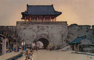 The Great South Gate in Fengtian [Yoshida Hiroshi, 1937, from Hiroshi Yoshida Exhibition – Refreshingly Original and Lyrical: A Master of Modern Landscape Painting] Thumbnail Images