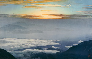 雲海 鳳凰山 [吉田博, 1928年, 近代風景画の巨匠 吉田博展 清新と抒情より]のサムネイル画像