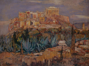 The Ruins of Athens [Yoshida Hiroshi, 1925, from Hiroshi Yoshida Exhibition – Refreshingly Original and Lyrical: A Master of Modern Landscape Painting] Thumbnail Images