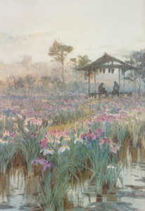 Iris Garden [Yoshida Hiroshi, 1903, from Hiroshi Yoshida Exhibition – Refreshingly Original and Lyrical: A Master of Modern Landscape Painting] Thumbnail Images