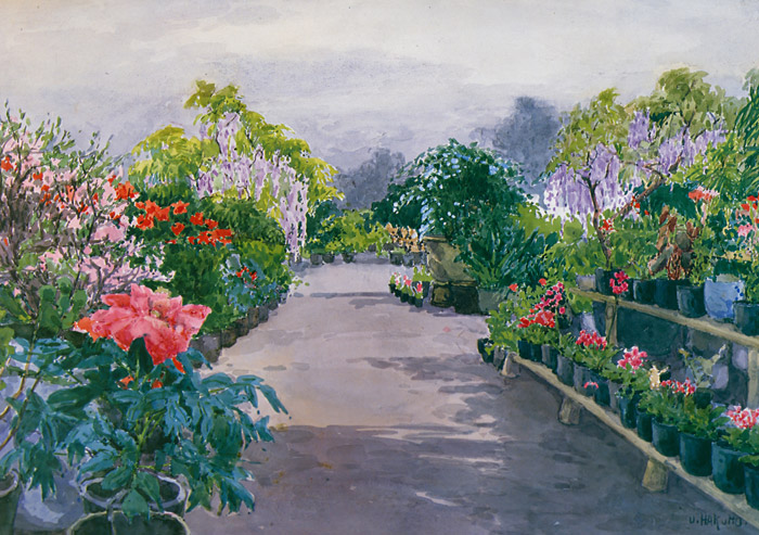 Landscape with Flowers [Yoshida Hiroshi,  from Hiroshi Yoshida Exhibition – Refreshingly Original and Lyrical: A Master of Modern Landscape Painting]