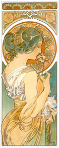 桜草 [アルフォンス・ミュシャ, 1899年, アルフォンス・ミュシャ イワン・レンドル・コレクションより]のサムネイル画像