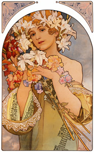 花 [アルフォンス・ミュシャ, 1897年, アルフォンス・ミュシャ イワン・レンドル・コレクションより]のサムネイル画像
