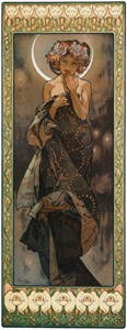 星 月光 [アルフォンス・ミュシャ, 1902年, アルフォンス・ミュシャ イワン・レンドル・コレクションより]のサムネイル画像