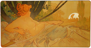 AURORE [Alphonse Mucha, 1899, from Alphonse Mucha: The Ivan Lendl collection] Thumbnail Images