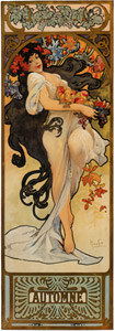 LES SAISONS: L’HIVER [Alphonse Mucha, 1897, from Alphonse Mucha: The Ivan Lendl collection] Thumbnail Images