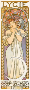 LYGIE [Alphonse Mucha, 1901, from Alphonse Mucha: The Ivan Lendl collection] Thumbnail Images