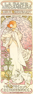 LA DAME AUX CAMELIAS [Alphonse Mucha, 1896, from Alphonse Mucha: The Ivan Lendl collection] Thumbnail Images