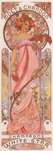 モエ・エ・シャンドン ホワイトスター・シャンペン [アルフォンス・ミュシャ, 1899年, イワン・レンドル・コレクションより]のサムネイル画像