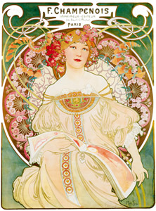 シャンプノワのカレンダー [アルフォンス・ミュシャ, 1898年, イワン・レンドル・コレクションより]のサムネイル画像