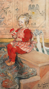 リスベス [カール・ラーション, 1894年, スウェーデンの国民画家 カール・ラーション展より]のサムネイル画像