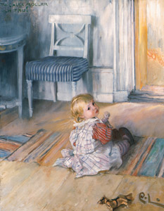 Pontus [Carl Larsson, 1890, from The Painter of Swedish Life: Carl Larsson] Thumbnail Images
