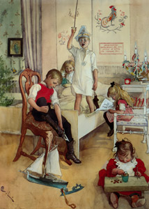 クリスマスの朝 [カール・ラーション, 1894年, スウェーデンの国民画家 カール・ラーション展より]のサムネイル画像